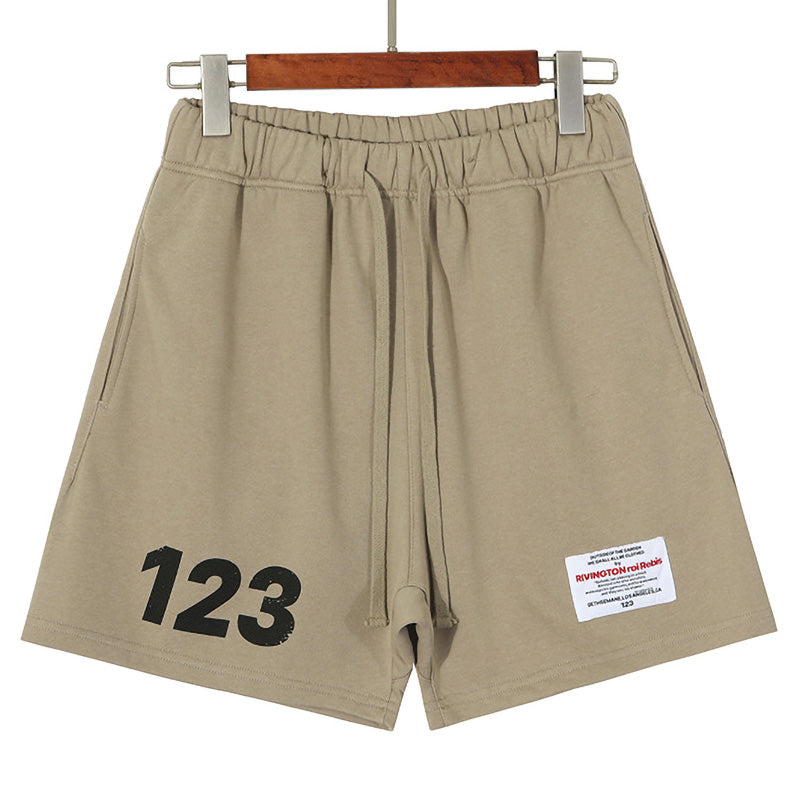 RRR123 letter printing Shorts