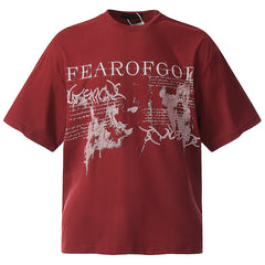 Fear Of God Thorn barrage print T-Shirts