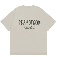 Fear Of God New York limited letters T-Shirts