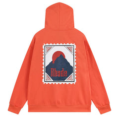 RHUDE Moonlight Stamp Logo-Print Cotton-Jersey Hoodies