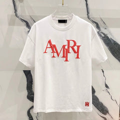 AMIRl Logo-Print Cotton T-Shirts