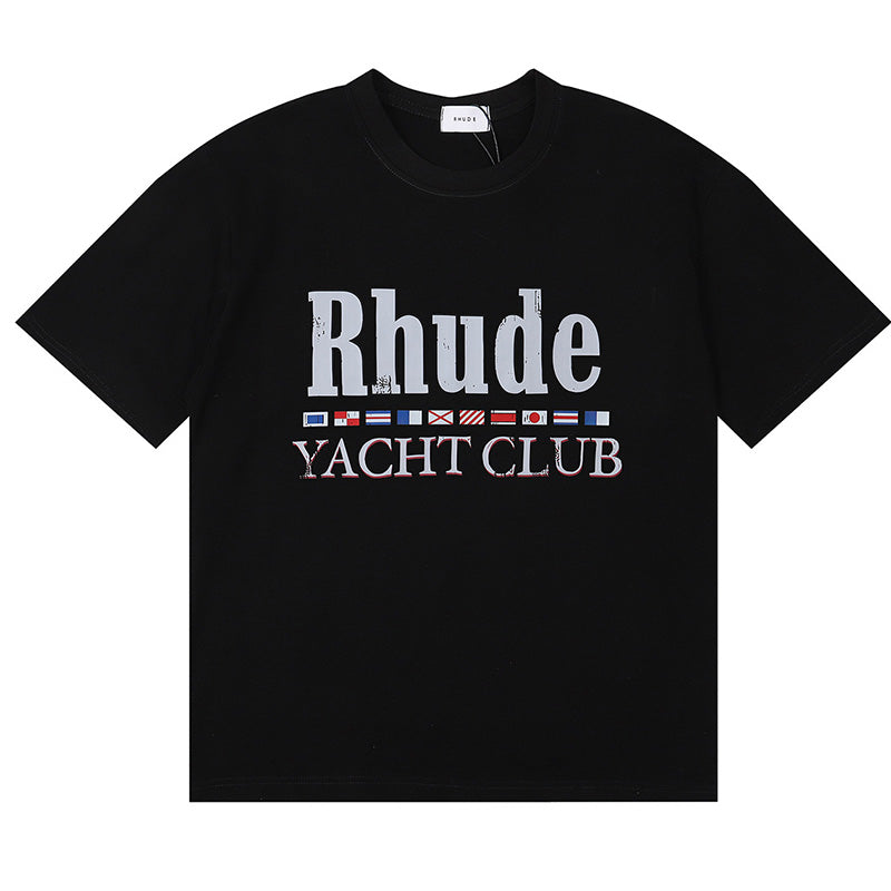 RHUDE Grand Prix logo T-Shirts