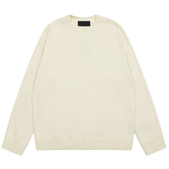 Fear of god Solid color fish mouth round neck Sweaters