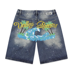 Vale Forever Valley Dreams Patch Denim Shorts