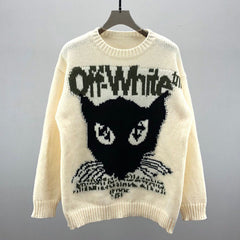 OFF WHITE Letter printing sweaters