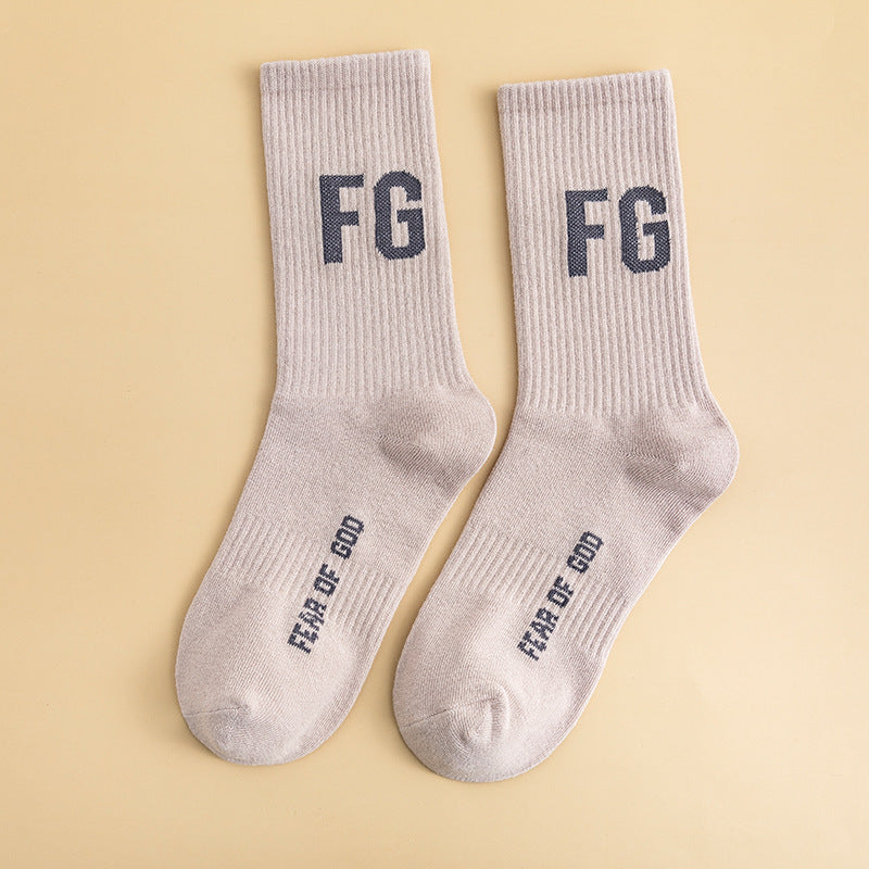 Fear of God  FG Vintage Alphabet Socks 2 pairs