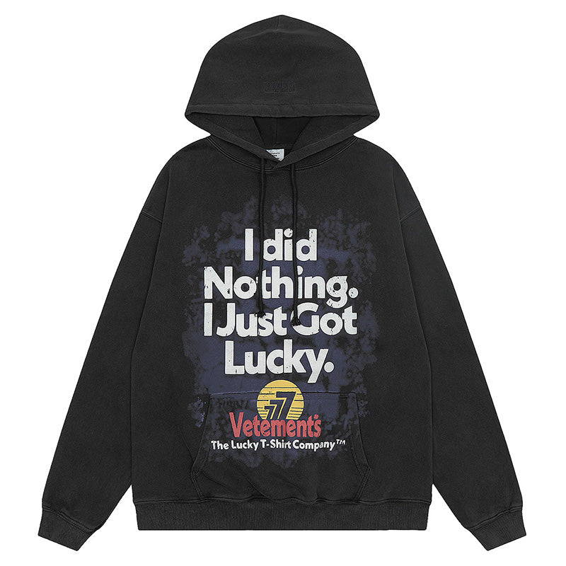 Vetement Lucky 777 Hoodies