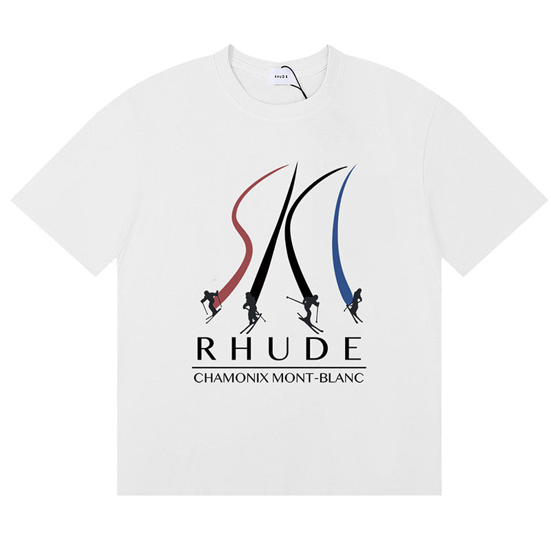 RHUDE Chamonix Mont-Blanc T-Shirts