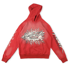 Hellstar Studios Records Hoodie Red