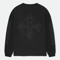 RHUDE Raised-Logo Cotton Sweatshirt