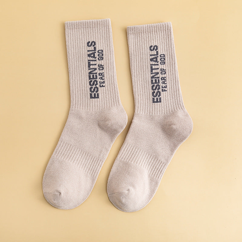 Fear Of God  ESSENTIALS Vintage Alphabet Socks 2 pairs