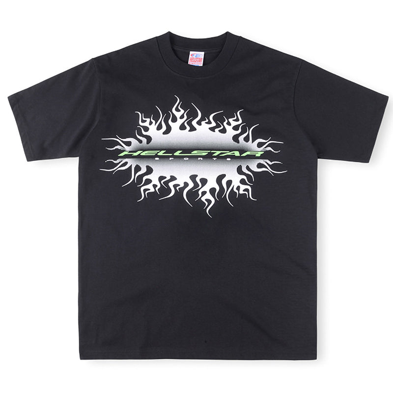 Hellstar Gradient Flame Sports Logo T-Shirt