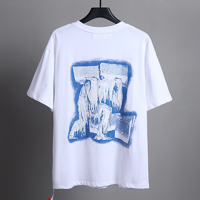 OFF-WHITE  Ice Man Graphic Print T-Shirts