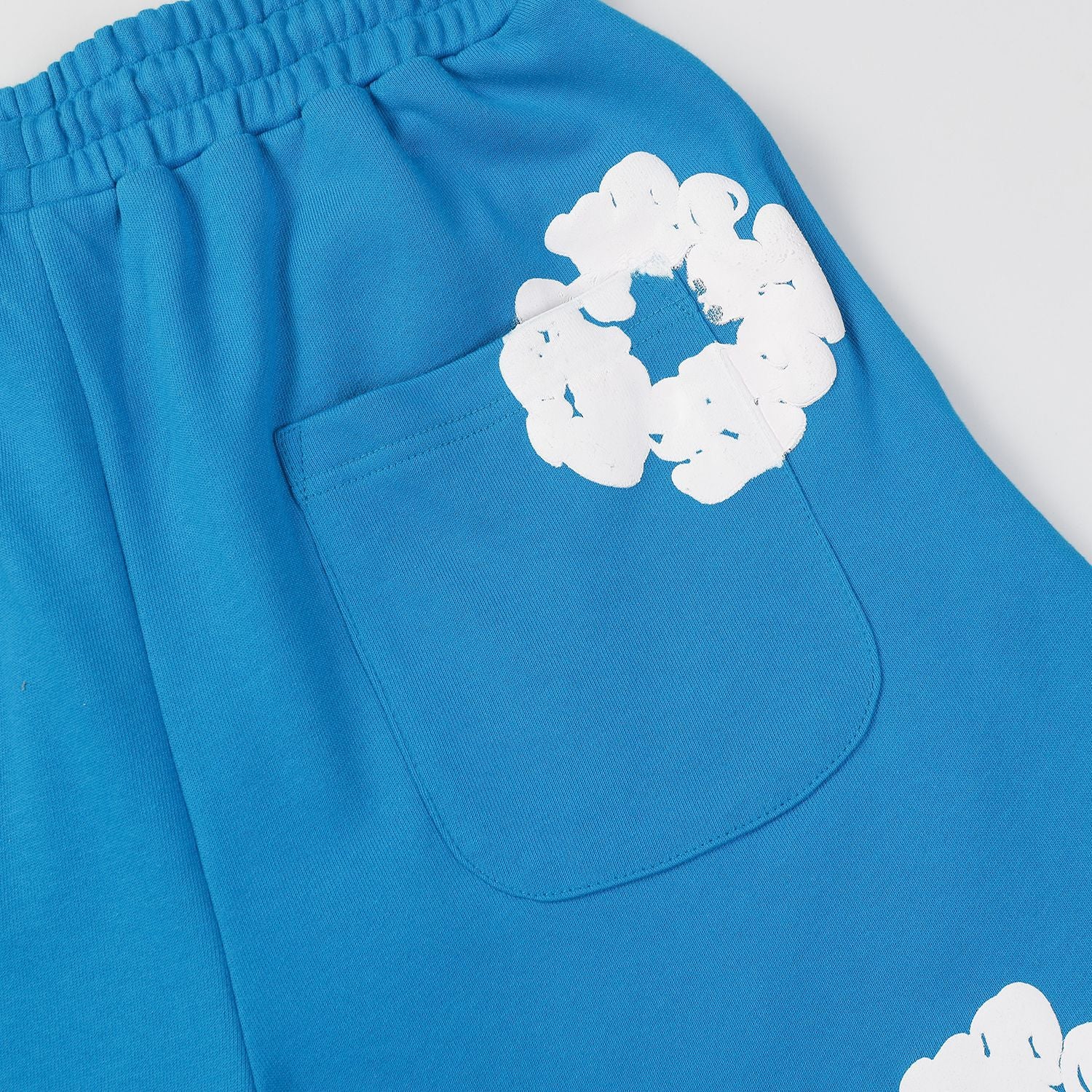 Denim Tears The Cotton Wreath Shorts Blue