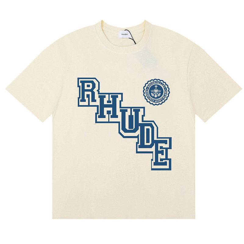 RHUDE Logo-Print Cotton T-Shirts