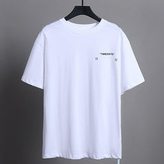 OFF-WHITE Numbers and letters print T-shirts