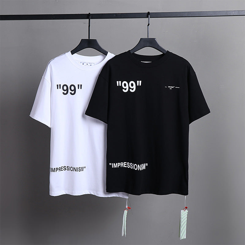 OFF-WHITE  Ice Man Graphic Print T-Shirts