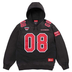 Supreme SS26 Football Jersey Hooded Sweatshirt