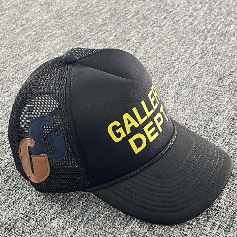 GALLERY DEPT. Workshop Paint-Splattered Logo-Print Canvas and Mesh Trucker Cap