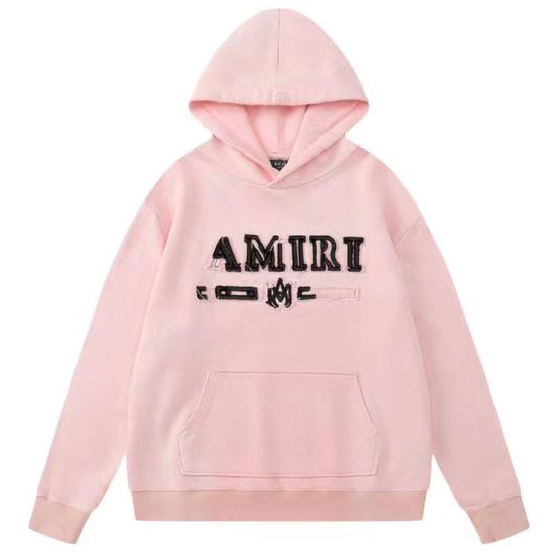 AMIRI Logo-Appliquéd Distressed Cotton-Jersey Hoodies