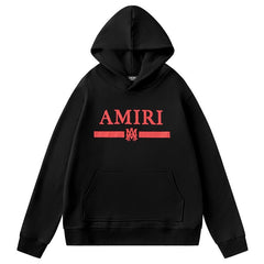 AMIRI Ma Bar LOGO Embroidered Hoodies