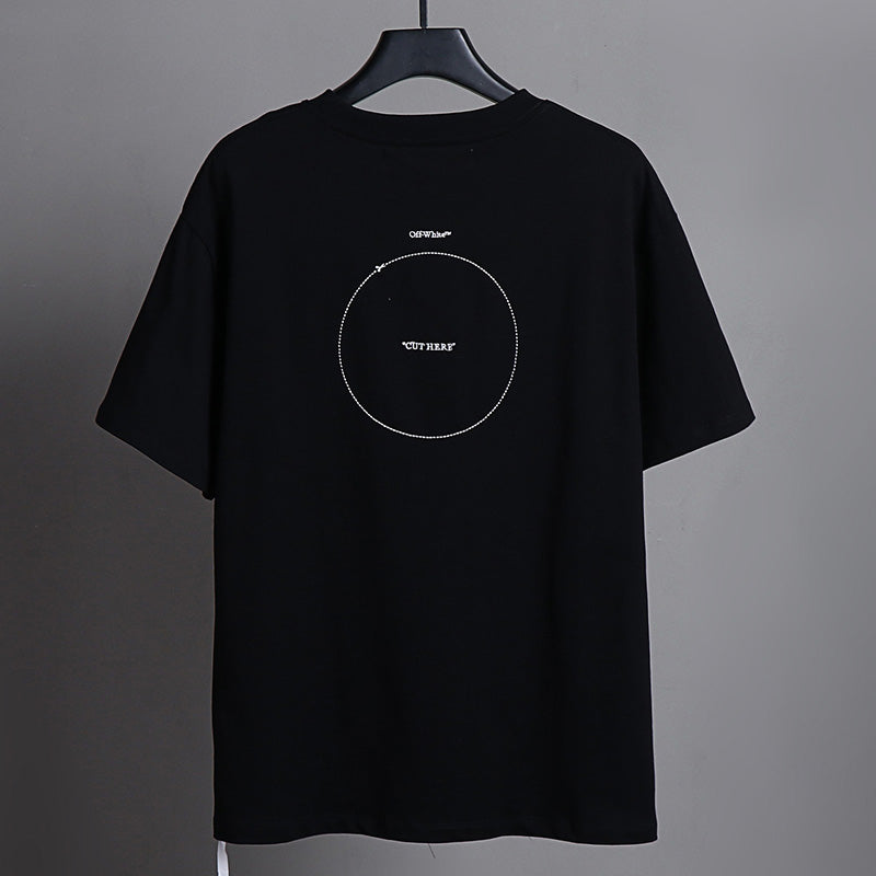 OFF-WHITE Circle letter pattern T-Shirts