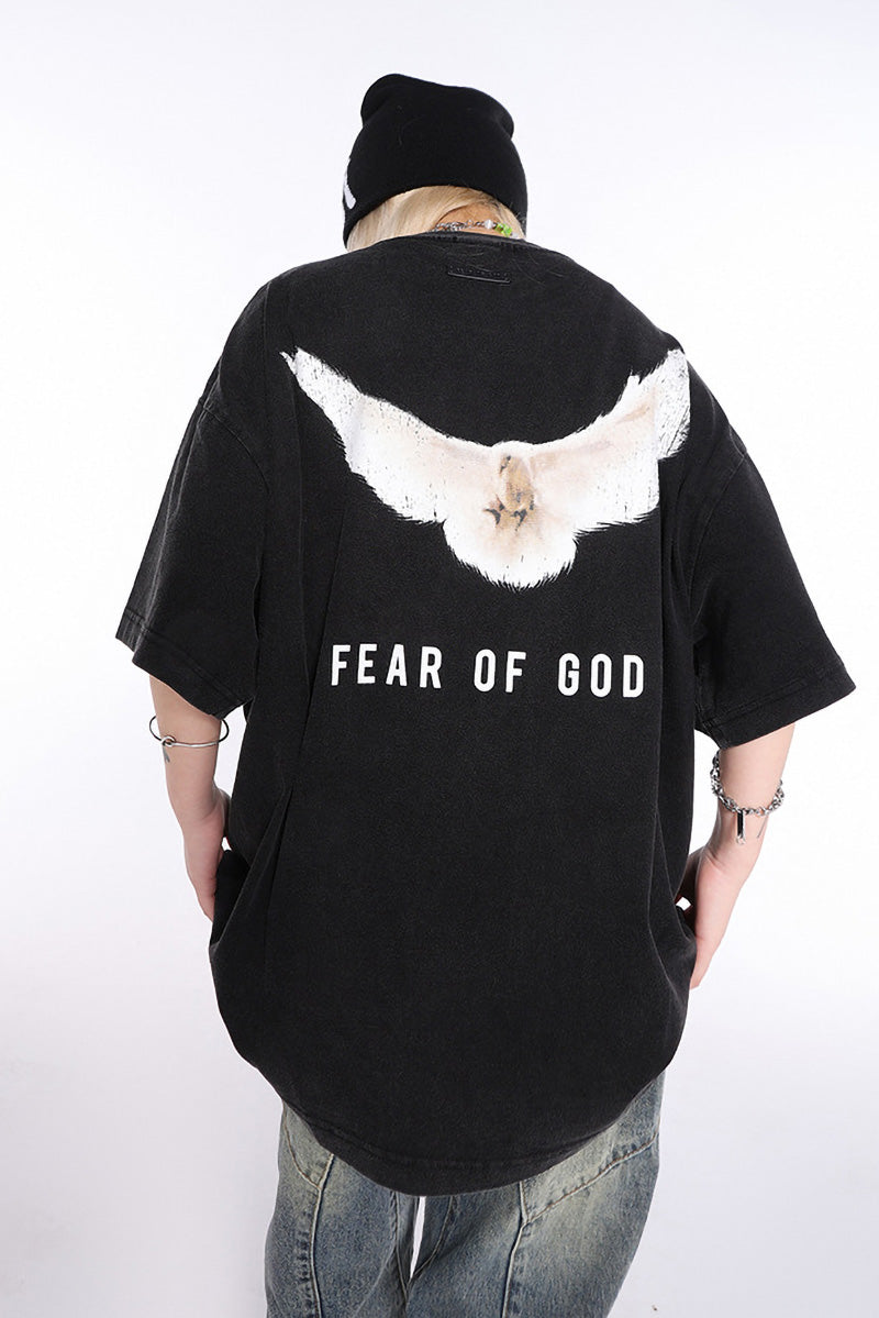 Fear Of God Dove Pattern T-Shirt