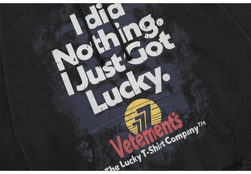 Vetement Lucky 777 Hoodies