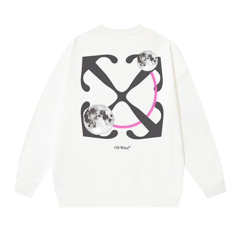 Off White Logo Cotton Sweatshirts