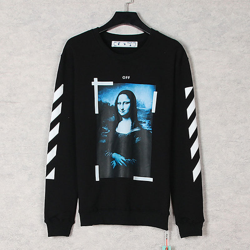 OFF WHITE Mona Lisa pattern Sweatshirts