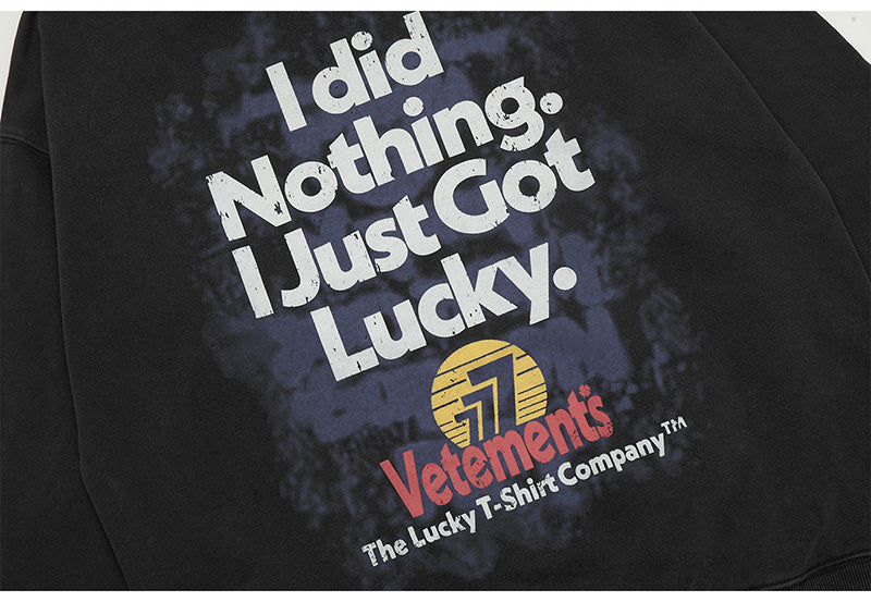 Vetement Lucky 777 Hoodies