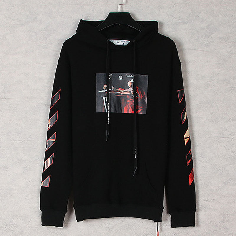 OFF-WHITE Caravaggio oil painting pattern printing Hoodies