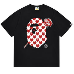 BAPE Valentine Ape Head Tee