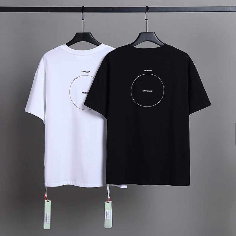 OFF-WHITE Circle letter pattern T-Shirts