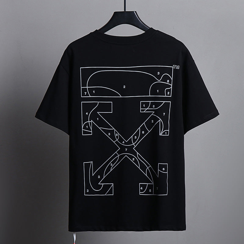 OFF-WHITE Back Arrow Pattern T-shirts