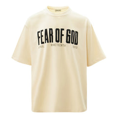 Fear Of God X RRR123 little boy print T-Shirts