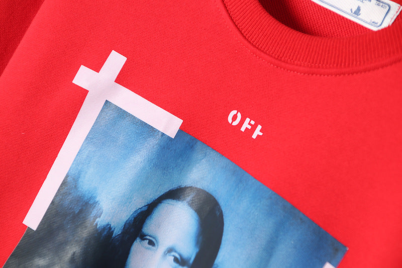 OFF WHITE Mona Lisa pattern Sweatshirts