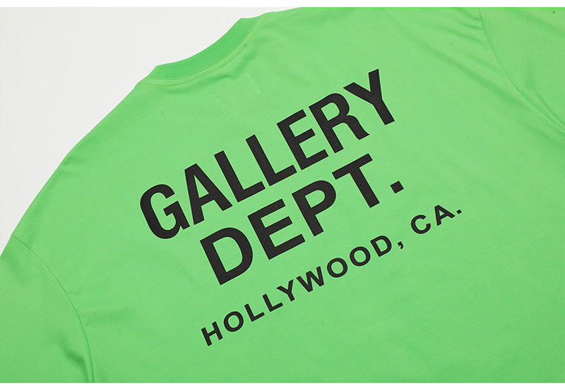 Gallery Dept Green Cotton T-Shirt