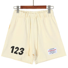 RRR123 letter printing Shorts