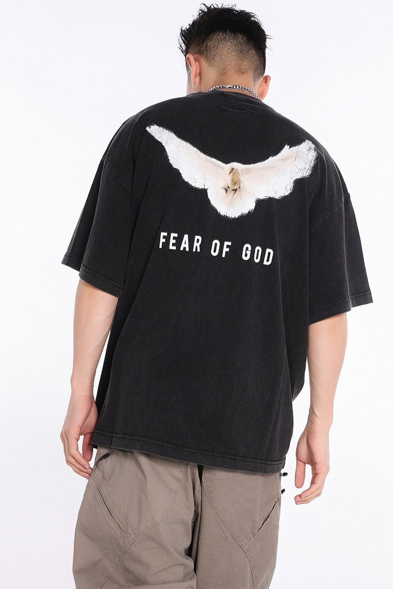 Fear Of God Dove Pattern T-Shirt