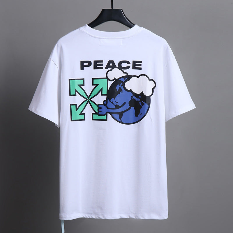 OFF-WHITE Peace Worldwide T-Shirts