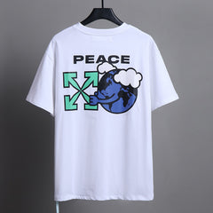 OFF-WHITE Peace Worldwide T-Shirts