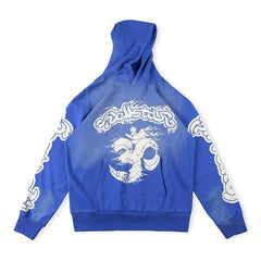 Hellstar Studios Yoga Hoodie Blue