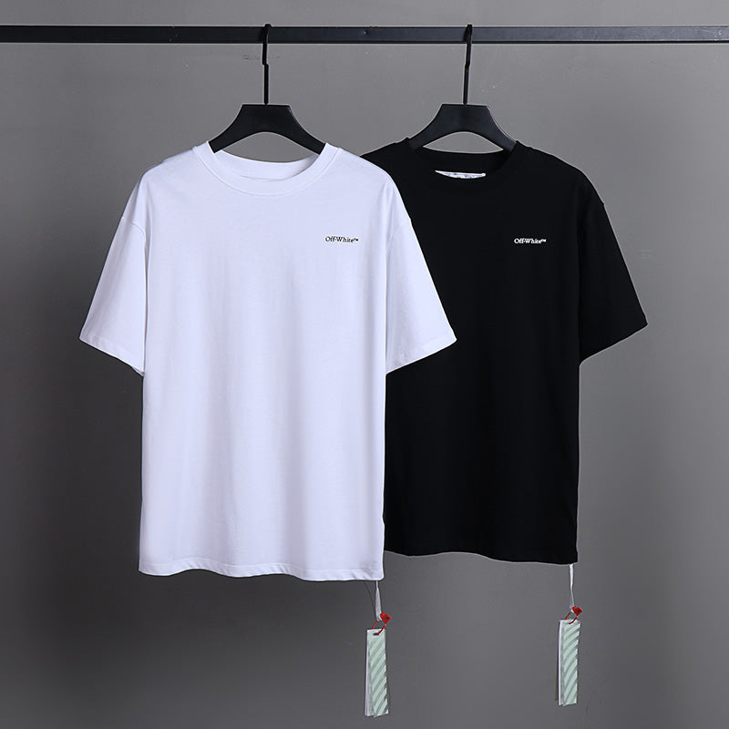 OFF-WHITE Circle letter pattern T-Shirts