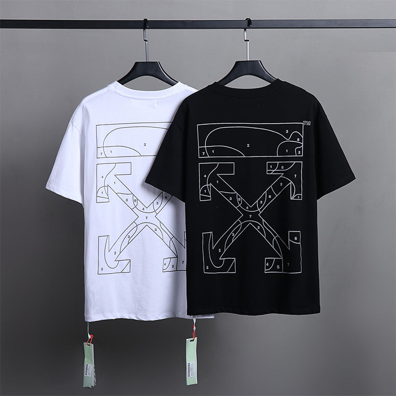 OFF-WHITE Back Arrow Pattern T-shirts