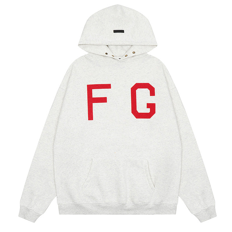 Fear Of God Season 7 FG flocked letters Hoodies