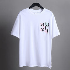 OFF-WHITE Cartoon letters pattern T-Shirts