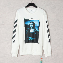 OFF WHITE Mona Lisa pattern Sweatshirts