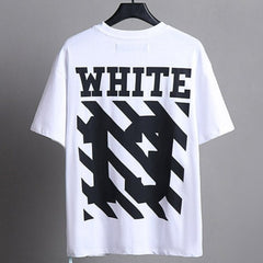 OFF WHITE Oil painting series arrow pattern T-Shirts