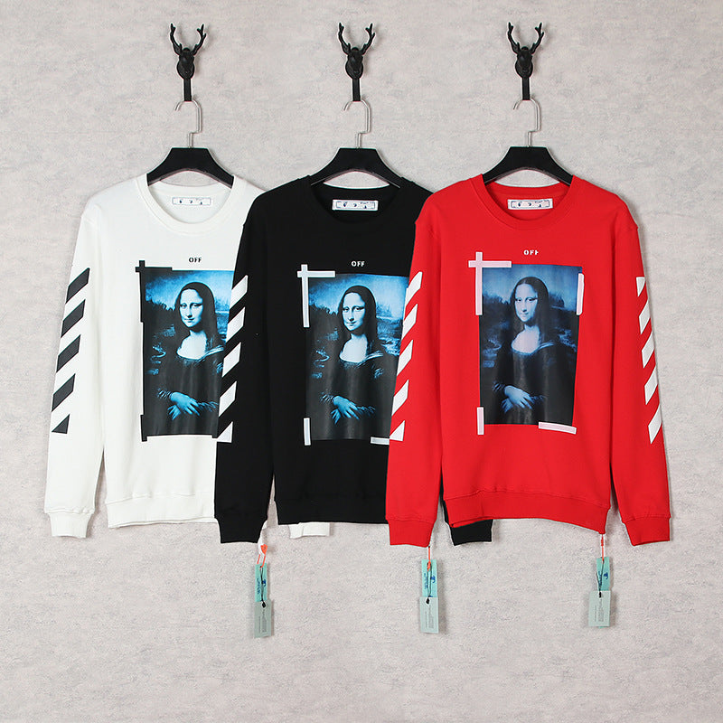 OFF WHITE Mona Lisa pattern Sweatshirts